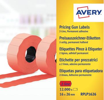 AVERY Printer Label Red (RPLP1626)