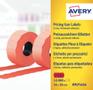 AVERY Printer Label Red