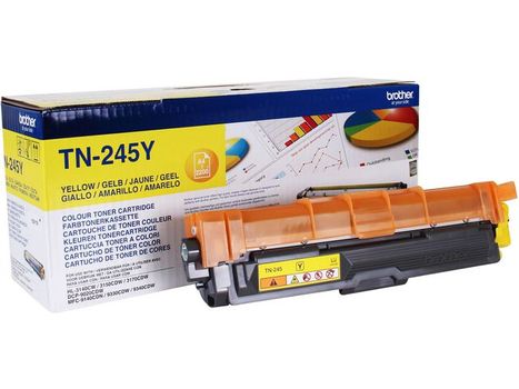 BROTHER TN245Y - Yellow - original - toner cartridge - for Brother DCP-9015, DCP-9020, HL-3140, HL-3150, HL-3170, MFC-9140, MFC-9330, MFC-9340 (TN245Y)