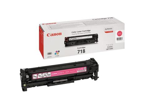 CANON 718 Magenta - Toner - 1 x magenta - 2900 pages - for i-SENSYS LBP7200Cdn,  MF8330CDN,  MF8340Cdn,  MF8350CDN,  MF8360Cdn,  MF8380Cdw (2660B002)