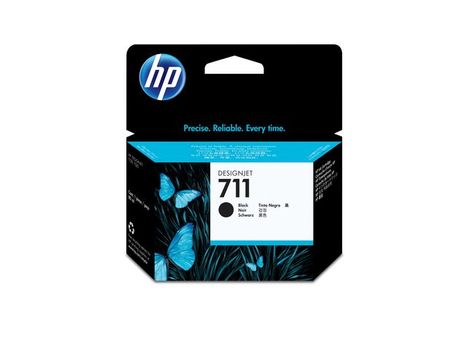 HP 711 - CZ133A - 1 x Black - Ink cartridge - For DesignJet T120 ePrinter, T520 ePrinter (CZ133A)
