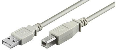 MICROCONNECT USB2.0 A-B 2m M-M , LSZH (USBAB2-LSZH)