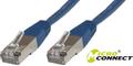 MICROCONNECT F/UTP CAT6 20m Blue LSZH