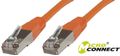 MICROCONNECT F/UTP CAT5e 7.5m Orange PVC