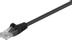 MICROCONNECT U/UTP CAT5e 0.25M Black PVC BULK