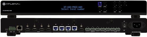 ATLONA 4K/UHD Dual-Distance 4×4 Matrix 6×6 HDMI to HDBaseT Matrix Switcher PoE (AT-UHD-PRO3-44M)