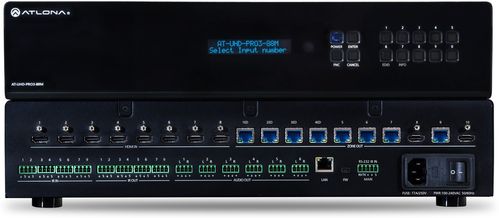 Atlona 4K/UHD Dual-Distance 8×8 HDMI to HDBaseT Matrix Switcher with PoE (AT-UHD-PRO3-88M)