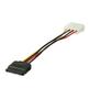 GOOBAY Serial-ATA Stromadapter, Adapter black/red/gelb