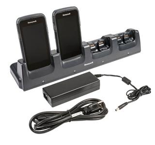 HONEYWELL For Ethernet comms and recharging upto 4 computers. Kit includes Dock and Power Supply, must order Power Cord separately. (CT50-NB-0)