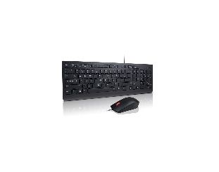LENOVO Essential Wired Combo - Tastatur og mus-sæt - USB - amk. engelsk med EURO-symbol - for ThinkCentre M71X ThinkPad L380 L380 Yoga L480 L580 P52 T480 T580 X280 X380 Yoga (4X30L79922)