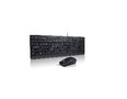 LENOVO Essential Wired Combo Mouse & Keyboard Dansk / 4X30L79892 - Tastatur & Mus sæt - Dansk - Sort