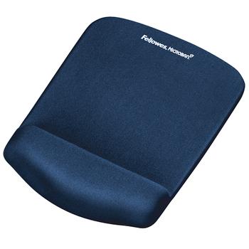 FELLOWES Mauspad Fellowes Plushtouch Handgelenkauflage+Mauspad blau (9287302)