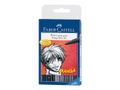 FABER-CASTELL Manga-setti Pitt-kyniä, 8kpl/srj