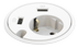 KONDATOR Powerdot - 1xStrøm 2xUSB-lader Hvit