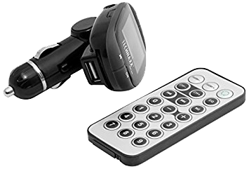 TECHNAXX FM-lähetin,  LCD-näyttö,  AUX, USB, kaukosäädin,  musta (TEC-4483)