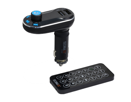 TECHNAXX FM Transmitter,  Bluetooth 4.0, USB, with remote control, 87.5 (TEC-4539)