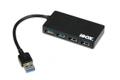 IBOX HUB I-BOX USB 3.0 BLACK 4-PORTS SLIM