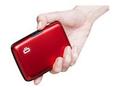 ÖGON Stockholm Alu credit card holder Red