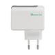 XQISIT USB Reiselader Qualcomm QC 3.0 100/240V, Kabler medfølger ikke