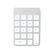 SATECHI Slim Wireless Keypad Silver