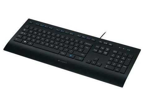 Logitech Corded K280e - Tastatur - USB - Nordisk (920-005216)