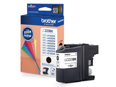 BROTHER LC223BK - Black - original - ink cartridge - for Brother DCP-J4120,  J562, MFC-J4625,  J480, J5320, J680, J880, Business Smart MFC-J4420 (LC223BK)