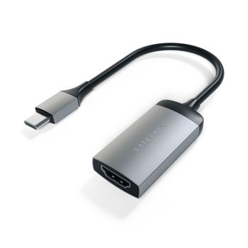 SATECHI USB-C 4K 60 Hz HDMI-adapter Spacegrey,  USB-C to HDMI 4K@60Hz (ST-TC4KHAM)