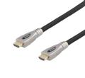 DELTACO Prime HDMI with Ethernet cable 5m Black