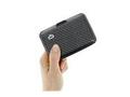 ÖGON Stockholm Alu credit card holder Carbon print