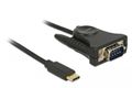 DELOCK Adapter USB Type-C™ > 1 x Seriell DB9 RS-232