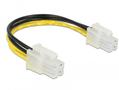 DELOCK Power cable P4 male > P4 male 15 cm