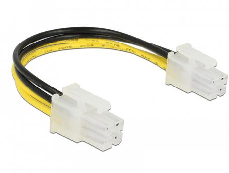 DELOCK Power cable P4 male > P4 male 15 cm (85450)