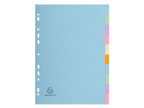 EXACOMPTA Skilleblad EXACOMPTA FOREVER A4 10-delt (1610E*25)