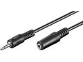 MICROCONNECT Audio 3.5mm 2m M-F Stereo