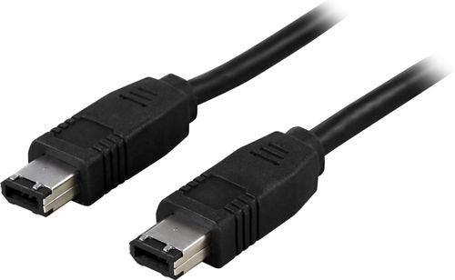 DELTACO IEEE 1394 cable - 6-PIN FireWire (male) - 6-PIN FireWire (male) - 2 m (FW-2)