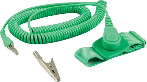 PROSKIT ANTISTATBAND HANDLED 1.5M + KROKODILKLÄMMA (608-611C)