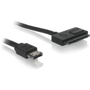 DELOCK Kabel Power-over-eSATA>SATA 22pin 0,5m [bk]
