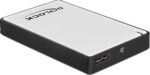 DELOCK ulkoinen kotelo 1x1,8" micro SATA HDD, USB 3.0, harmaa/ must (42487)