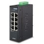 PLANET Industrial 8-Port 10/100TX Compact Ethernet Switch (ISW-800T)