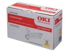 OKI gul - original - trommelsett