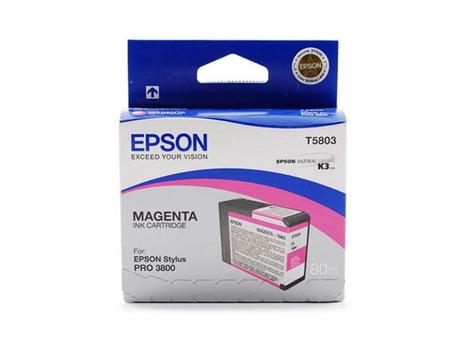 EPSON n Ink Cartridges,  T580300, Singlepack,  1 x 80.0 ml Magenta (C13T580300)
