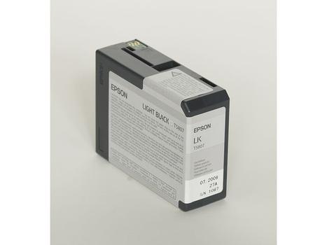 EPSON n Ink Cartridges,  T580700, Singlepack,  1 x 80.0 ml Light Black (C13T580700)