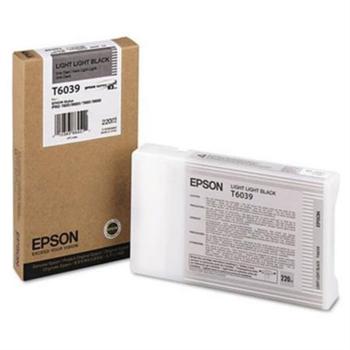 Epson T6039 - lysesvart - original - blekkpatron (C13T603900)