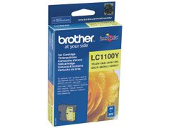 BROTHER LC1100Y - Yellow - original - ink cartridge - for Brother DCP-185, 385, 395, 585, J715, MFC-490, 5490, 5890, 5895, 6890, 790, 795, 990, J615