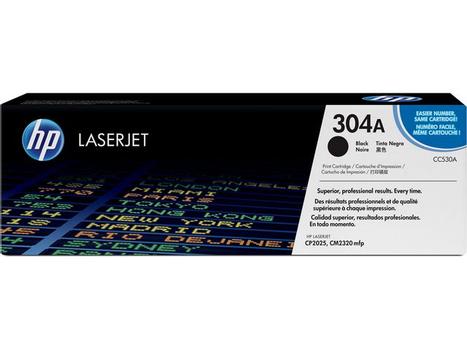HP 304A svart original LaserJet-tonerkassett (CC530A)