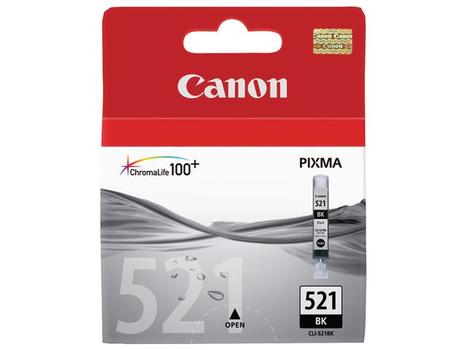 CANON Blekk CLI-521Bk Sort (2933B001)