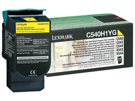 LEXMARK Høy ytelse - gul - original - tonerpatron - LCCP, LRP (C540H1YG)