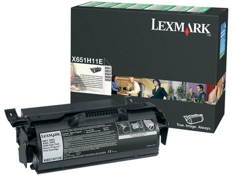 LEXMARK Black Return Program Print Cartridge High Yield (X651H11E)