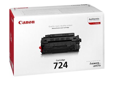 CANON Black Toner Cartridge Type CRG 724 (3481B002)