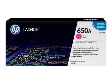 HP 650A magenta LaserJet-tonerkassett,  original (CE273A)